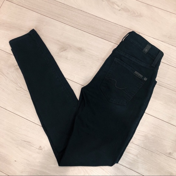 Gwenevere Dark Blue Skinny Jeans 24 - Picture 2 of 5